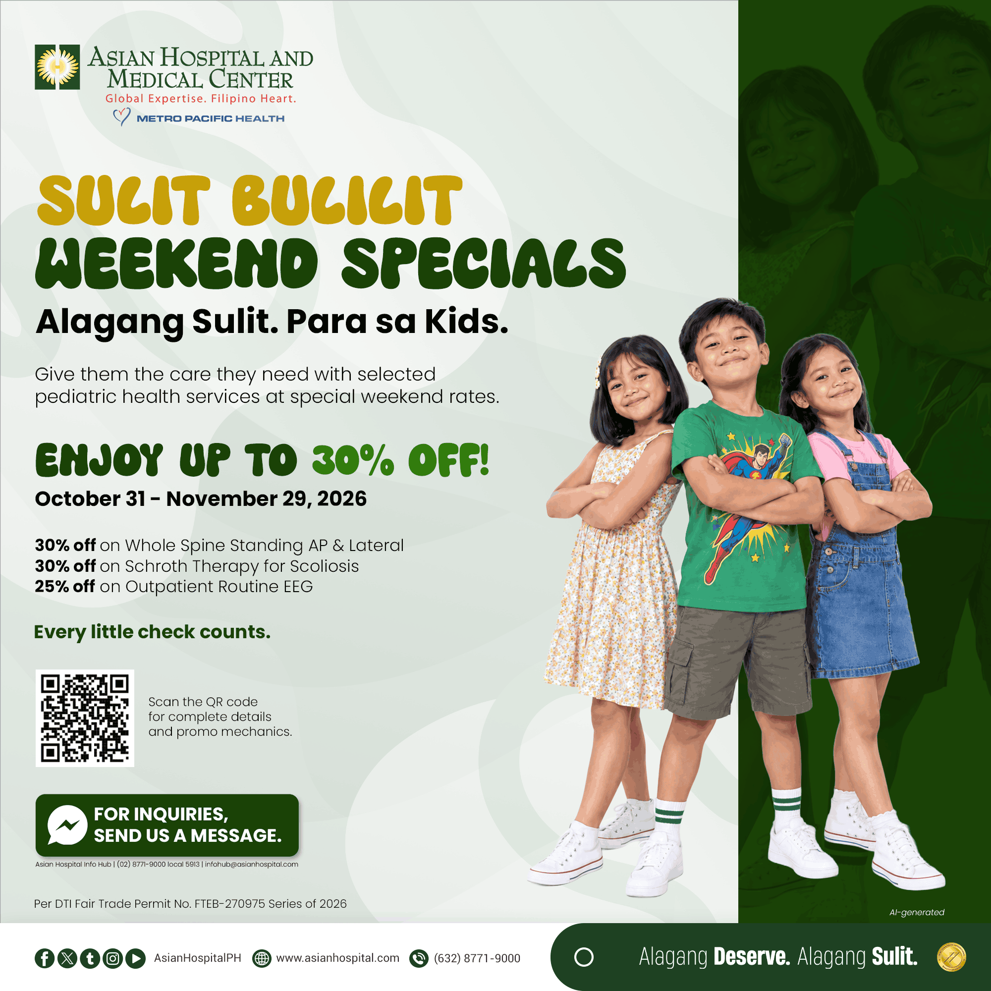 Sulit Bulilit Weekend Specials